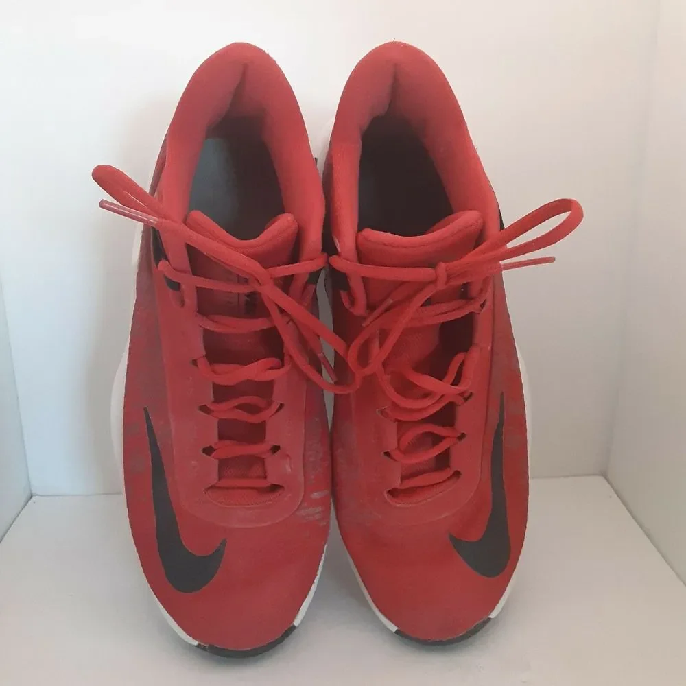 Nike Boys Air Max Infuriate II AH3426-600 Red Basketball Shoes Sneakers Size 7Y
